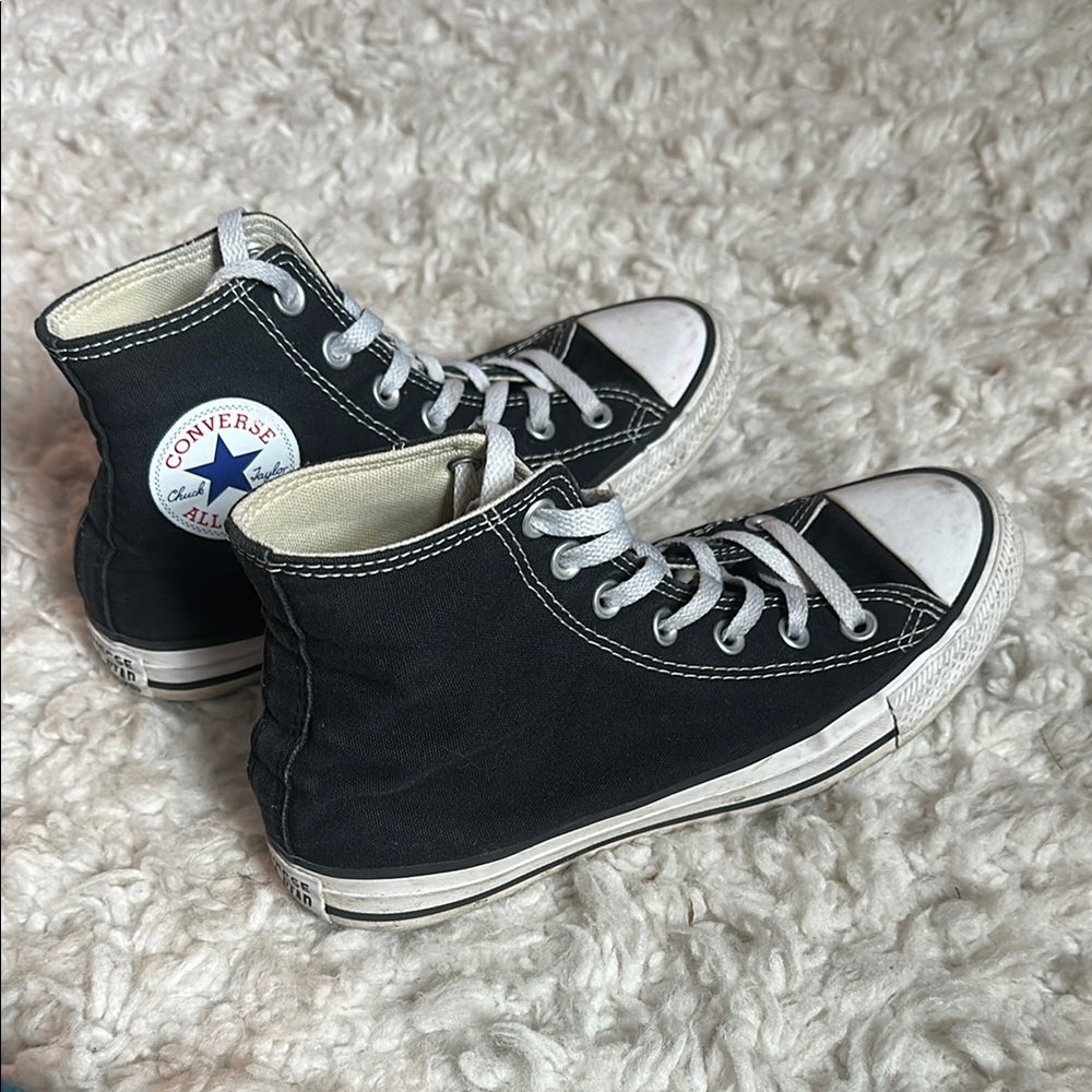 Converse Black High-Top Sneakers